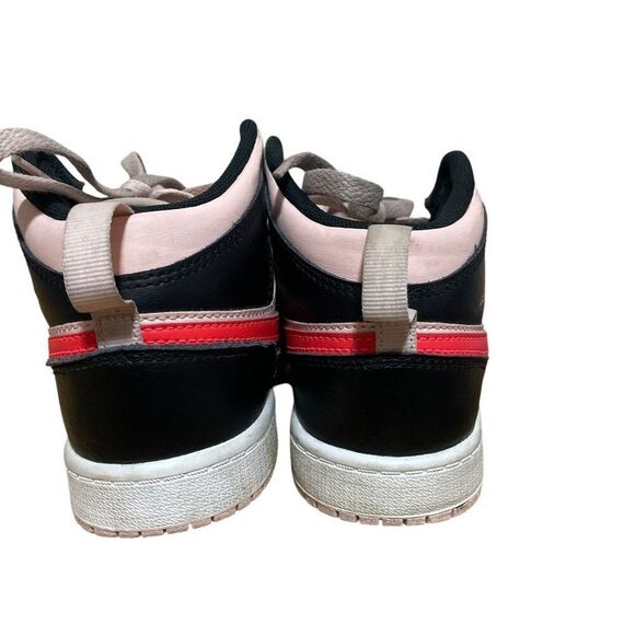 Nike Air Jordan Kids 1 Mid (PS) Atmosphere Infrared 640734 604 Size 2.5Y - Picture 5 of 7